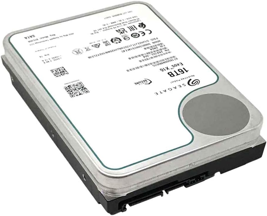Seagate Exos X16 16TB 7200 RPM SATA 6Gb/s Enterprise HDD Renewed