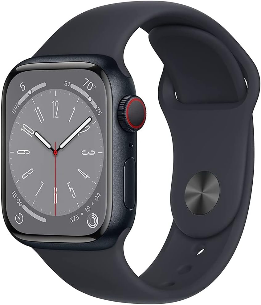 Apple MNVL3LL/A Watch Series 8 (GPS + Cellular, 45mm) Renewed