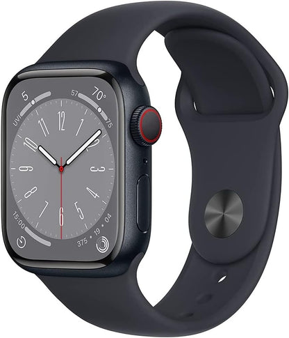 Apple MNVL3LL/A Watch Series 8 (GPS + Cellular, 45mm) Renewed