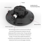 RC SUCKER 4.5-Inch Vacuum Suction Cup Camera Car Mount