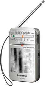 Panasonic RF-P50DGC-S Pocket AM/FM Radio - Silver