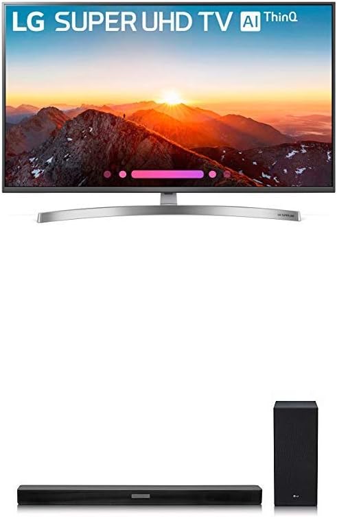 LG 49SK8000PUA 49-Inch 4K UHD Smart LED TV Bundle