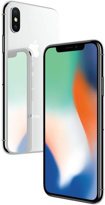 Apple iPhone X 64GB Silver Simple Mobile