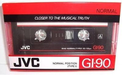 JVC FBA_G190 GI 90 Minute Cassette Tape (2 Pack)
