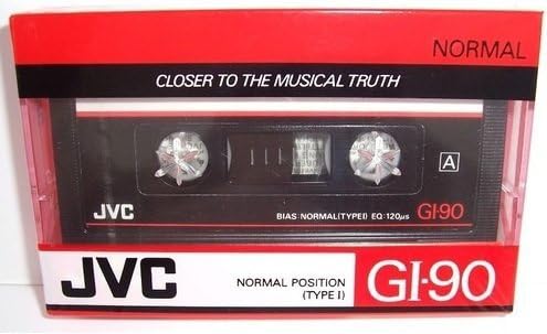 JVC FBA_G190 GI 90 Minute Cassette Tape (2 Pack)