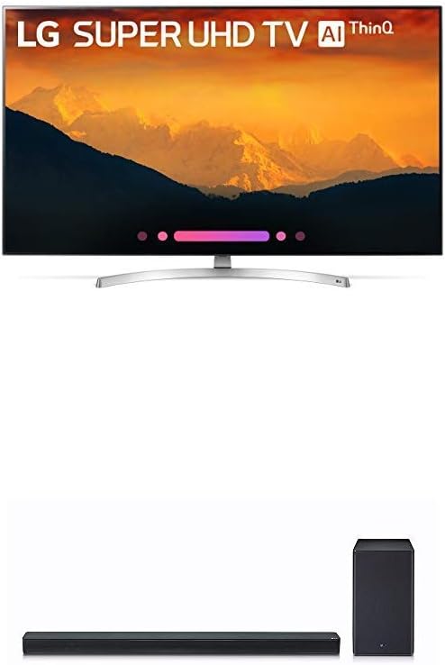 LG 55SK9000PUA 55" 4K UHD Smart LED TV Bundle