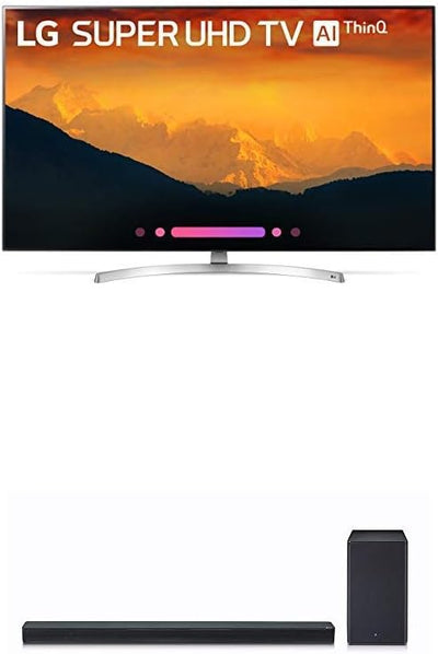 LG 55SK9000PUA 55" 4K UHD Smart LED TV Bundle