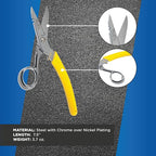 Miller 46046 ERGO Electrician Splicing Scissors