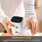 YGSKK Mini Projector with WiFi 6 and Bluetooth 5.3