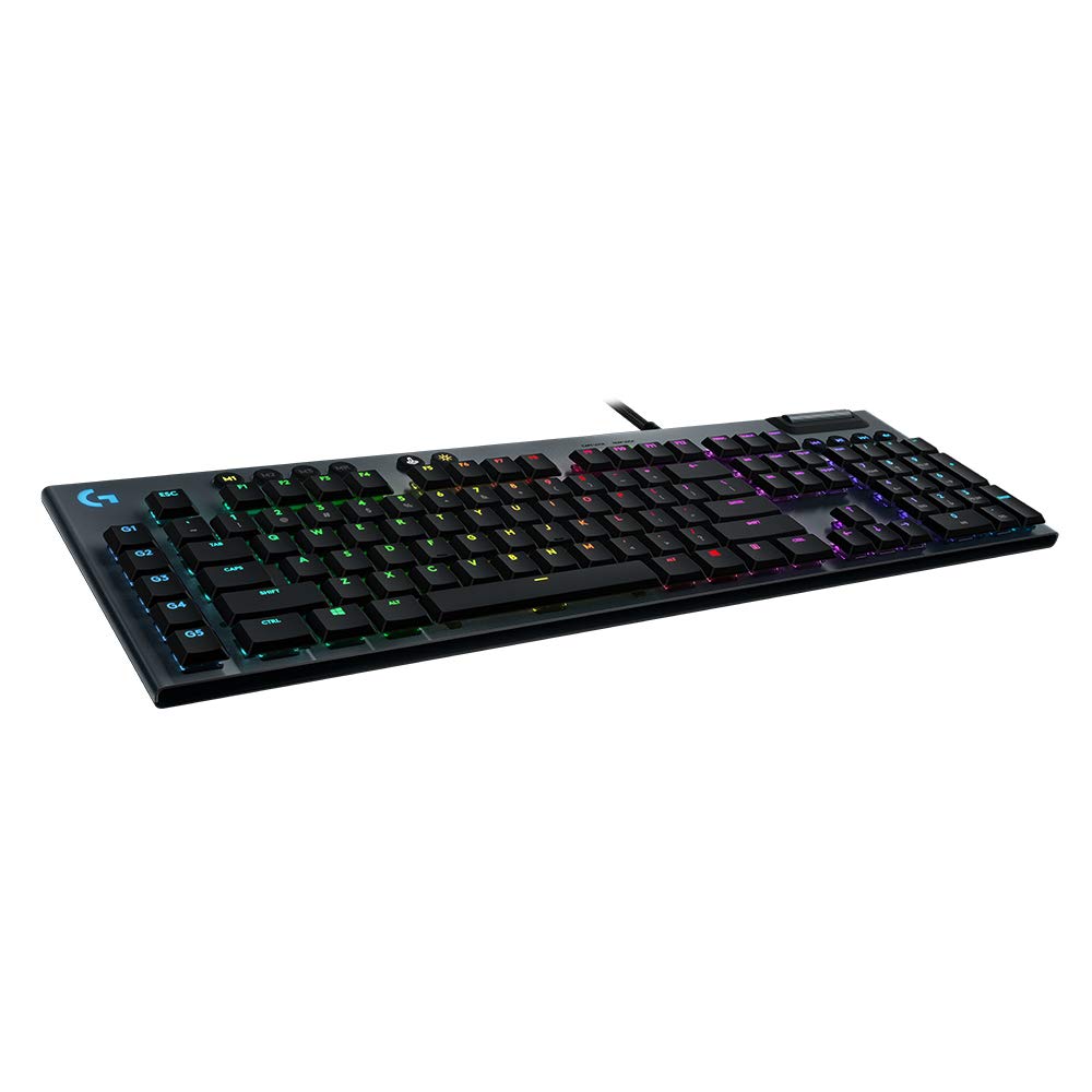 Logitech G815 LIGHTSYNC RGB Clicky Mechanical Keyboard (Renewed)
