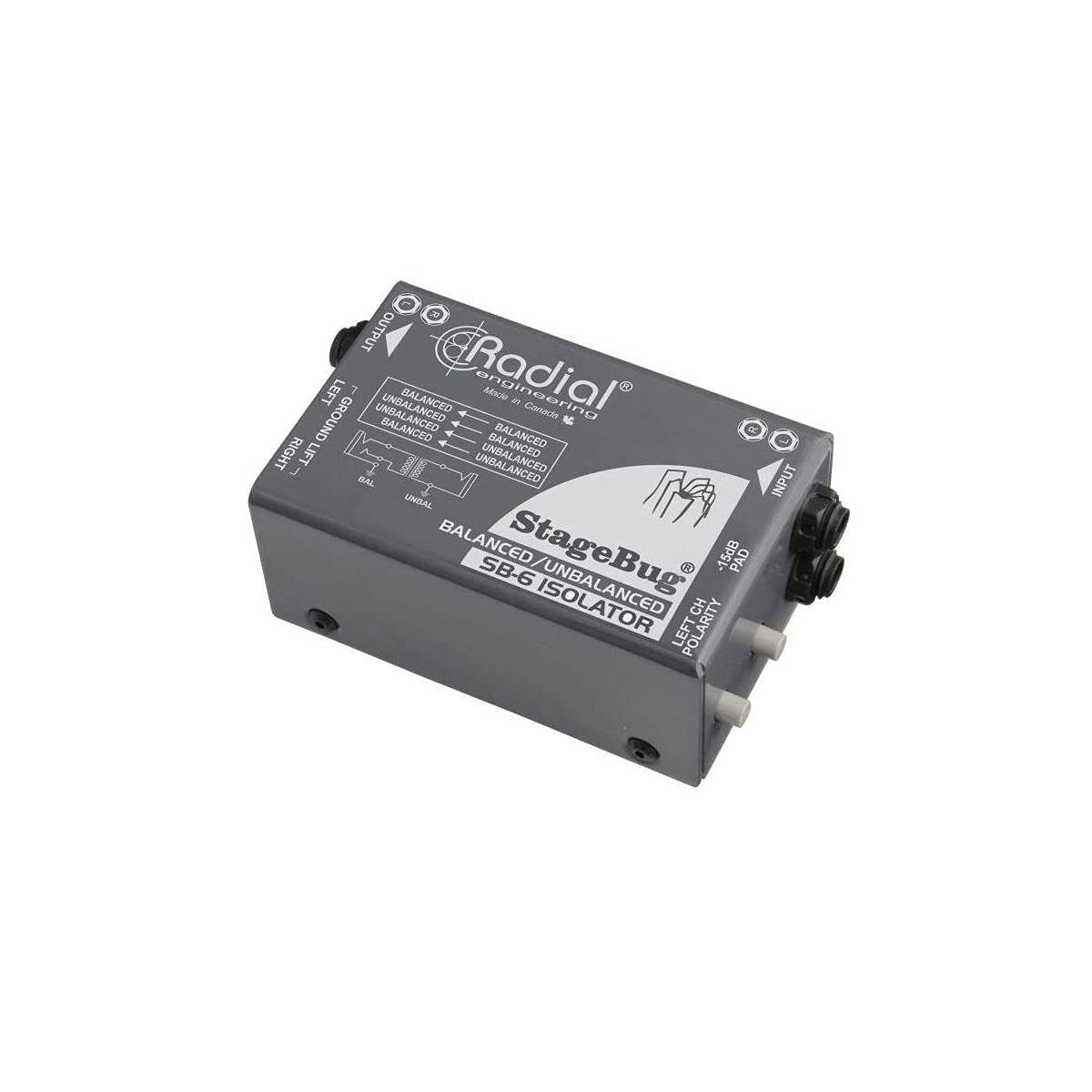Radial Engineering SB-6 StageBug SB-6 Isolator DI