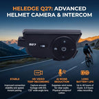 ASHATA Bluetooth 6.0 Motorcycle Helmet Camera Recorder