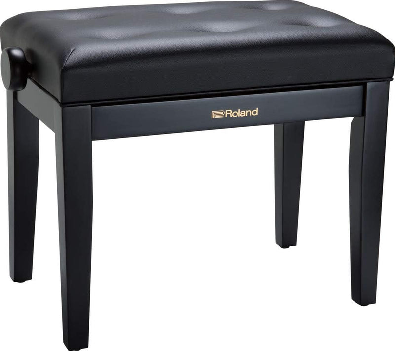 Roland RPB-300BK Satin Black Piano Bench Vinyl Seat — main product image