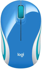 Logitech 910-005360 Wireless Mini Mouse M187 - Portable Blue