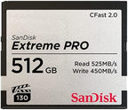 SanDisk SDCFSP-512G-G46D 512GB Extreme PRO CFast 2.0 Card