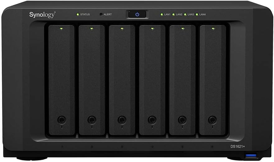 Synology DS1621+ NAS Server 36TB Bundle 6x6TB WD Red Plus