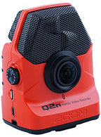 Zoom Q2N-R Handy Portable Video Recorder (Red)
