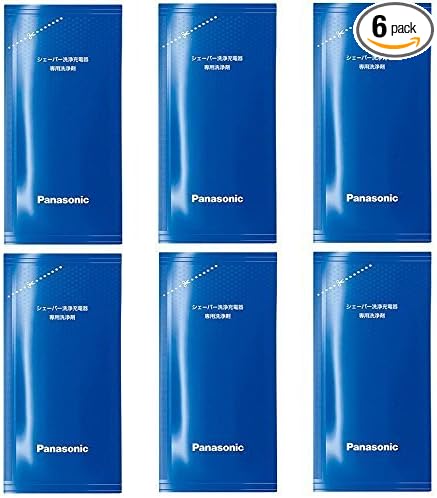 Panasonic ES-4L03 Shaver Cleaning Charger Refills 6-Pack — main product image