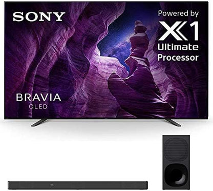 Sony XBR 55A8H 55-inch 4K OLED TV with HT-G700 Soundbar