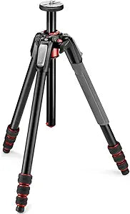 Manfrotto MT190GOA4TD Aluminum Tripod Twist Lock - Black — main product image