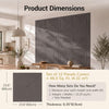 TONOR Grooved Peel-and-Stick Acoustic Wall Panels