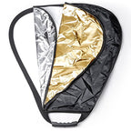 Neewer 10078406@@##1 5-in-1 Collapsible Triangle Reflector Kit
