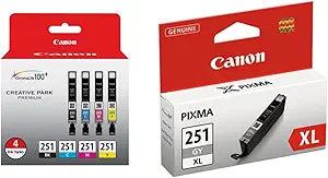 Canon CLI-251 Ink Cartridge Value Pack — main product image