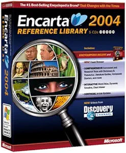Microsoft 844-00619 Encarta Reference Library 2004 (Old Version)