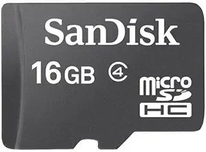 SanDisk COMINU024966 16GB microSD Card — main product image