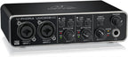 Behringer UMC202HD U-PHORIA USB Audio Interface with MIDAS Preamps