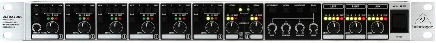Behringer ZMX8210 V2 Rackmount 8-Channel Zone Mixer