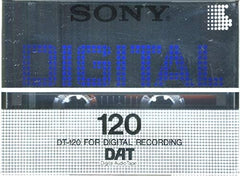 Sony DT-120R DAT Tape - 120 Minute Digital Audio