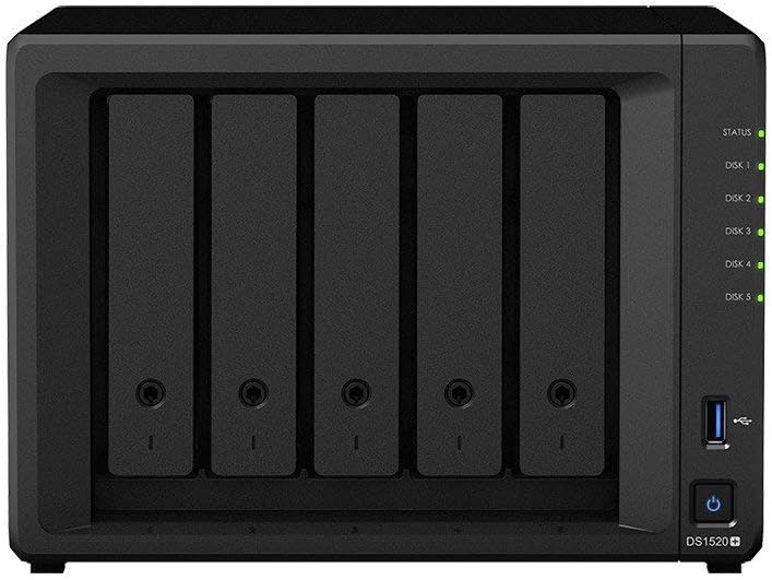 Synology DS1520+ DiskStation 5-Bay NAS (Diskless) — main product image