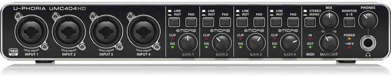Behringer UMC404HD U-PHORIA USB Audio Interface — main product image