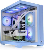 Thermaltake CA-1Z2-00MFWN-00 View 380 TG ARGB Hydrangea Blue ATX Case