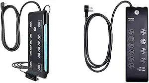 GE UltraPro Surge Protector 12 Outlet Power Strip — main product image