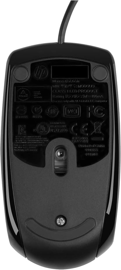 HP E5E76AA#ABA Wired USB Mouse - Black