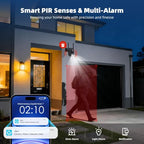 GLEEMALL 4G LTE Solar Cellular Security Camera (2-Pack)
