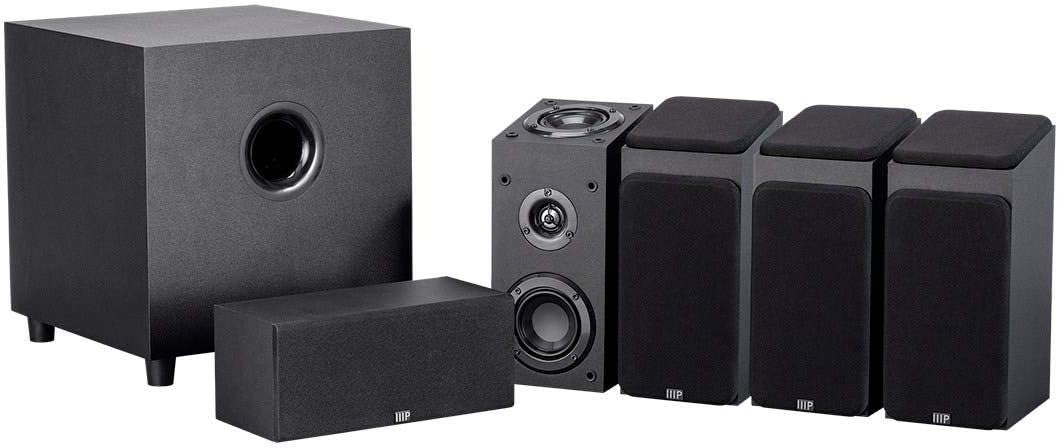 Monoprice 133832 Premium 5.1.4 Dolby Atmos Home Theater System
