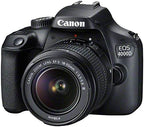 Canon 2628C003AA EOS 4000D DSLR 18-55mm Lens Bundle Renewed