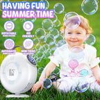 Jovella Automatic Oscillating Bubble Machine