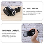 DEEPCRAFF Mini DV Compact Travel Camera and Video Recorder