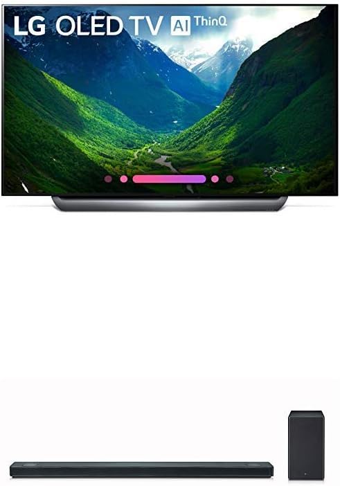LG OLED65C8PUA 65" 4K OLED TV Sound Bar Bundle (2018)