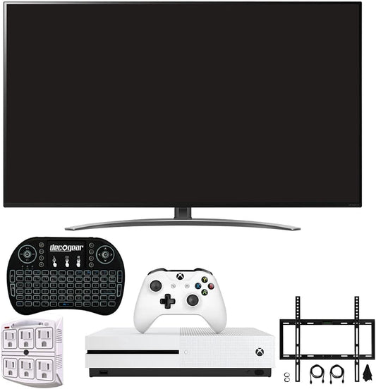 LG 65SM8600PUA 65" 4K NanoCell Smart TV Bundle
