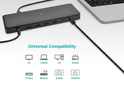 Monoprice 104974 0.5FT Cat5e 350MHz UTP Ethernet Cable Black