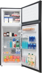 RCA HBFR786BLACK6COM - 7.5 cu ft Retro Black Mini Refrigerator