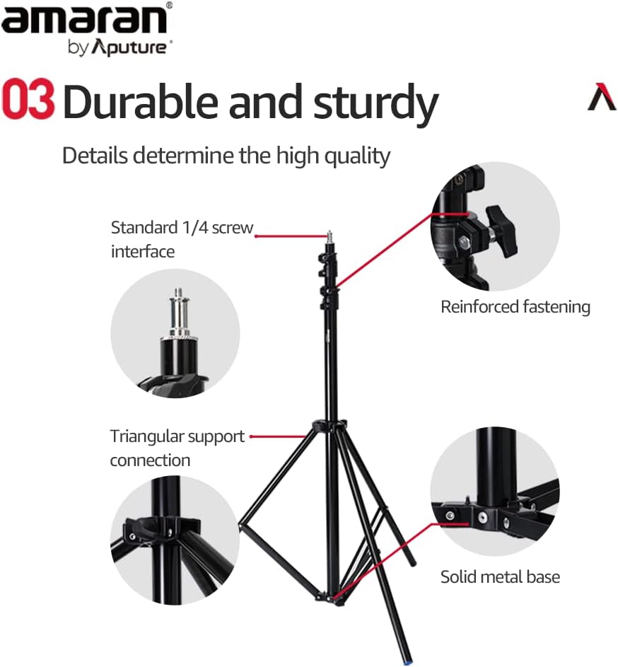 Aputure Light Stand Lightweight Aluminium 2.8m