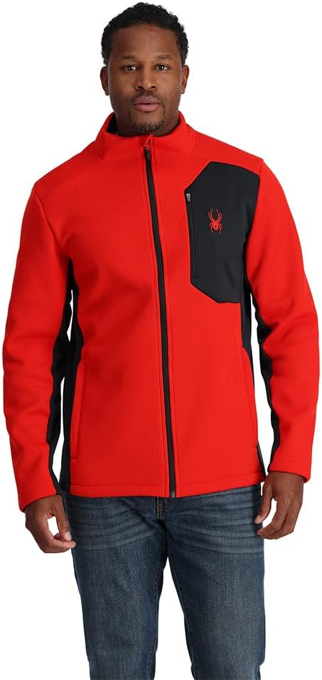 Spyder Bandit Hybrid Full Zip Mid Layer Jacket — main product image