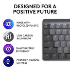 Logitech MX Mechanical Mini Mac Wireless Keyboard Quiet Keys