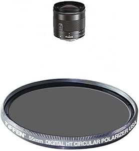 Canon EF-M 11-22mm STM Lens w/ Polarizer Filter
